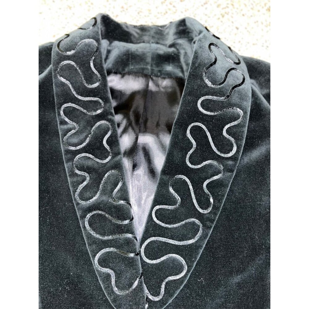 Vintage de Ball Velvet Coat Womens S Used Lined - Picture 5 of 15